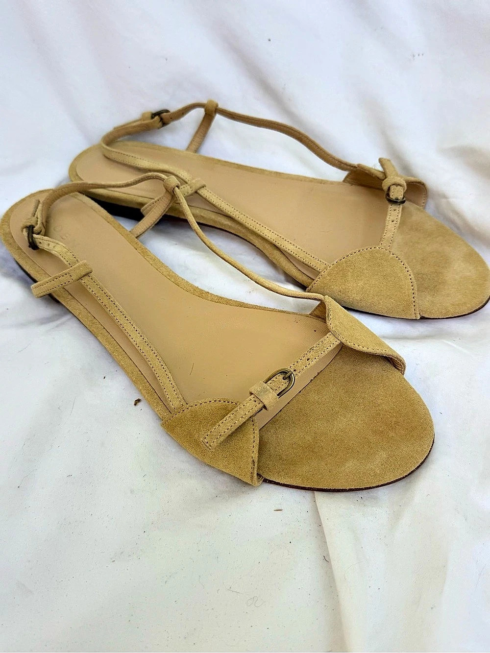 Dôen Corsica Sandal Suede Strappy Sandals in Brown